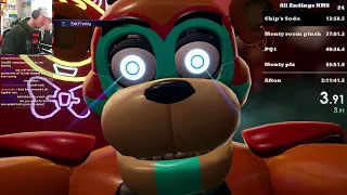 FNaF: SB All Endings NMS Speedruns VOD From The 15th of Feb 2022