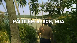 Re-shoot of 'Bourne Supremacy'. Jason Bourne morning run on Palolem Beach in Goa