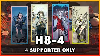 [Arknights] H8-4. 4 Supporter Only Clear (ft. S1 Skalter)