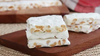 Soft Homemade Nougat with Peanuts - CUKit!