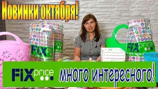 ОБЗОР ПОКУПОК ИЗ ФИКС ПРАЙС В ОКТЯБРЕ! МНОГО НОВОГО И ИНТЕРЕСНОГО!