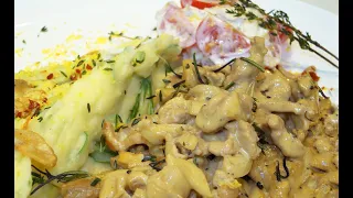 Такого сочного мяса вы еще не ели! Мясная поджарка  с соусом. Пюрешка и Лайфхаки от Шефа.