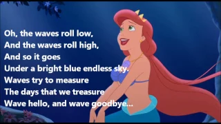 The Little Mermaid Ariel's Beginning Athena's Song (Lyric Video)