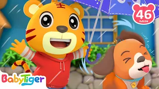 Rain Rain Go Away☔️😞 + More Nursery Rhymes & Kids Songs | Animal Songs | BabyTiger