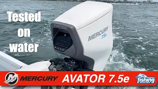 Electric Outboard | Mercury Avator 7.5e on the water