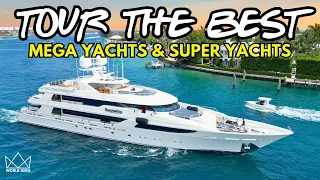 1-HOUR LUXURY TOUR: The Best Mega Yachts, Super Yachts & Luxury Sailing Yachts