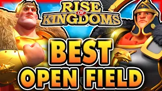 Top 5 BEST OPEN FIELD Commander Pairs in Rise of Kingdoms 2023