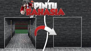 CARA MEMBUAT PINTU RAHASIA DI MINECRAFT PE!!! | PALING GAMPANG!