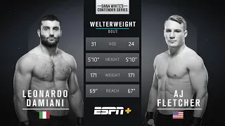 FREE FIGHT | Fletcher Puts a Stop to Fight with Crazy Flying Knee | DWCS Season 5