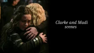 Clarke and Madi scenes