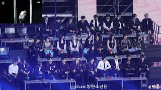 Twice Stray kids And Wannaone reaction to BTS-Fake Love🔥