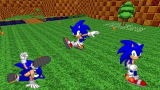 Adventure Sonic has Rush Abilities - (SRB2 Video)