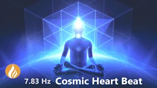 7.83 Hz COSMIC HEART BEAT - Schumann Resonance - Theta Binaural Beats