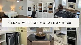 CLEAN WITH ME MARATHON 2023| HOURS OF CLEANING MOTIVATION| DEEP CLEANING, DECLUTTERING & ORGANIZING