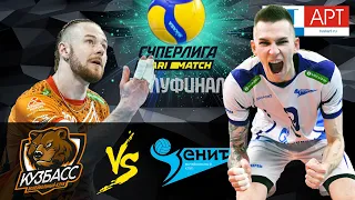 Semi-final 🔝🏐 "Kuzbass" vs "Zenit-SPB" | Men's Volleyball SuperLeague Parimatch | FINAL 6