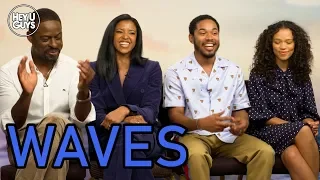 Renee Elise Goldsberry, Kelvin Harrison Jr., Taylor Russell & Sterling K. Brown Interview - Waves