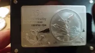 35 Anniversary libertad bar and coin set. Should I put a proof coin in it