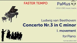 Ludwig van Beethoven: Piano concerto Nr. 3 in C minor, Op.37 - 1st movement FASTER tempo