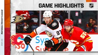 Ducks @ Flames 10/18/21 | NHL Highlights