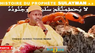 P3 Histoire du Prophète SOULEYMANE A.S PAR CHEIKH AHMED TIDIANE NDAO