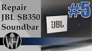 #5 - Repair of JBL Cinema SB350 Soundbar - no sound - with burned PCB