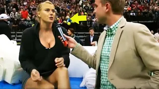 100% STRANGE MOMENTS WITH REPORTERS IN SPORTS