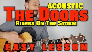 The Doors - Riders On The Storm Easy Acoustic Guitar Lesson