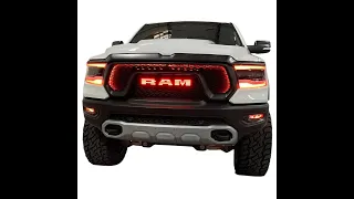 2019-2023 RAM LED Illuminated Badge Emblem Logo 2.0 (Smoked, Flow Series) AutoLEDTech