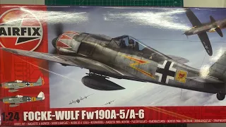 Airfix Focke-Wulf Fw190A-5/A-6 1/24 Scale Model Aircraft
