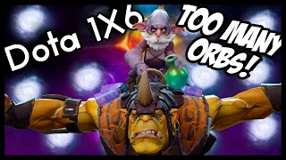 Alchemist in Dota 1x6—King of the White Orbs!!