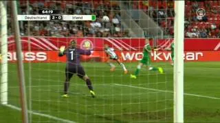 Frauenfussball WM Qualifikation  Deutschland    Irland 2  Halbzeit