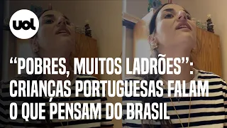 Professora brasileira pergunta para crianças portuguesas o que elas pensam do Brasil: 'pobres'