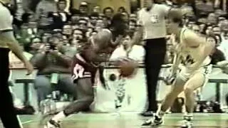 Larry Bird talks about Michael Jordan's 63 points versus Celtics
