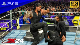 WWE 2K24 - The Shield - Triple Threat Extreme Rules Elimination Match | PS5™ [4K60]