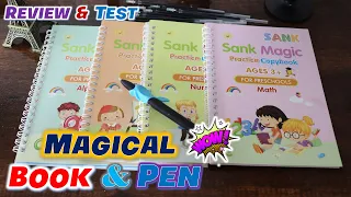 Magical Practice Book | Magic Practice Copybook Test & Review | Tracing Book | Reusable Writing Book