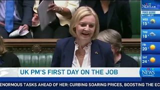 Liz Truss faces tough questions on first full day as prime minister of the United Kingdom