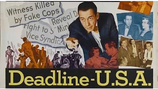 DEADLINE - U.S.A. (1952) Widerscreen + Full length Humphrey Bogart