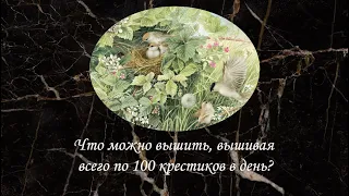 #115. Что можно вышить, вышивая всего по 100 крестиков в день? Результаты эксперимента