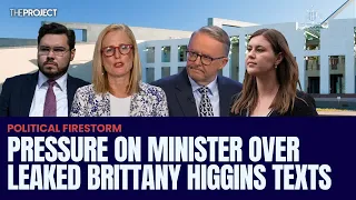 Leaked Brittany Higgins Texts Put Pressure On Minister Katy Gallagher