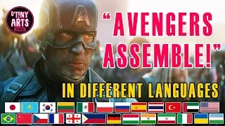 "AVENGERS ASSEMBLE" In Different Languages (Including Filipino)