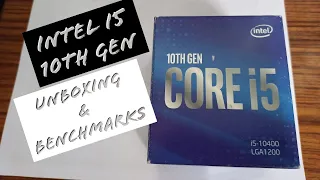 |Intel i5 10th gen| Unboxing and Benchmarks score[6 cores & 12 threads]🙄🙄