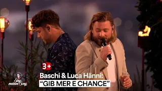 Luca Hänni und Baschi singen «Gib mer e Chance» von Baschi I Sing meinen Song Schweiz – Staffel 4