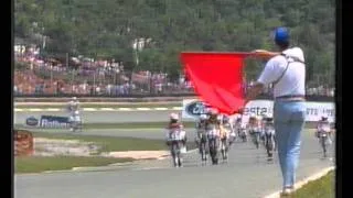 MotoGP,Yugoslavian 125cc GP,Rijeka ,Grobnik 1990-Big crash