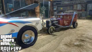 Gta 5 RedlineRP - "Towing A Hot Rod Ford To Customer" - Ep. 8 - TOW