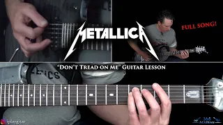 Metallica - Don't Tread On Me Guitar Lesson (FULL SONG)