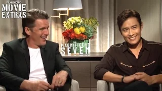The Magnificent Seven (2016) - Ethan Hawke & Byung-Hun Lee talk about the movie