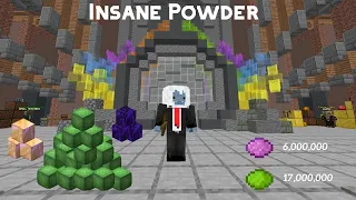 I spent over 30 HOURS Powder Grinding, and heres what I got ! | Hypixel Skyblock