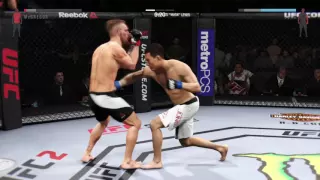 Korean Zombie VS Conor Mcgregor EA UFC 2 FIRST ROUND COMEBACK KNOCKOUT