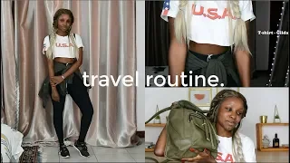 MY AIRPLANE TRAVEL ROUTINE: Skincare, Outfit + Carry-On Essentials!