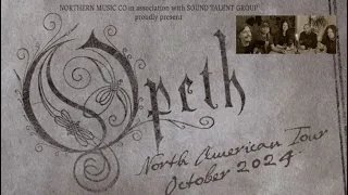 Opeth 2024 North American tour announced + work on new album!